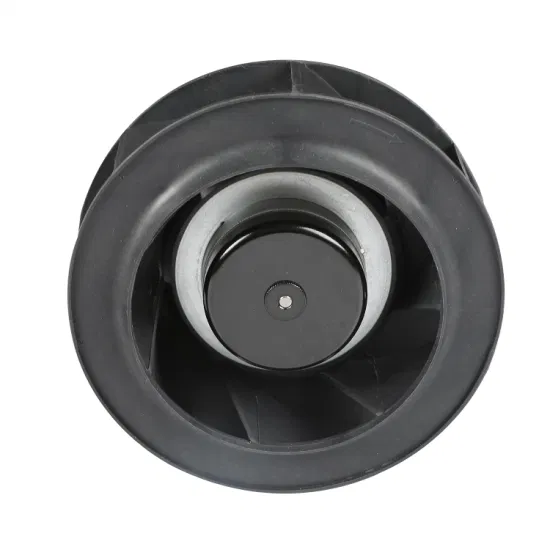 Ventola centrifuga in plastica con curvatura all'indietro da 175 mm 12/24/48 V per raffreddamento delle telecomunicazioni e purificatore d'aria 0