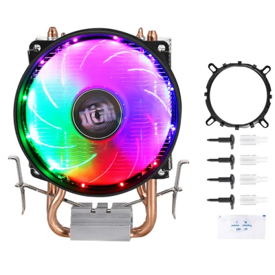 12a Generazione 2 Tubi di Calore Ventola da 90mm PWM 4pin PC Silenzioso 3pin CPU Cooler per Intel LGA 1700 775 1150 1151 1155 1156 1200 1366 AMD